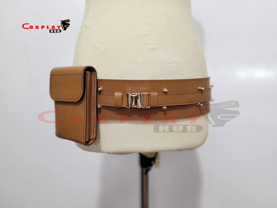 Obi-Wan Kenobi Jedi-robe Cinturón Sith, Cinturón de Cuero Real con Bolsa Star Wars Fan Foto 2 de 4