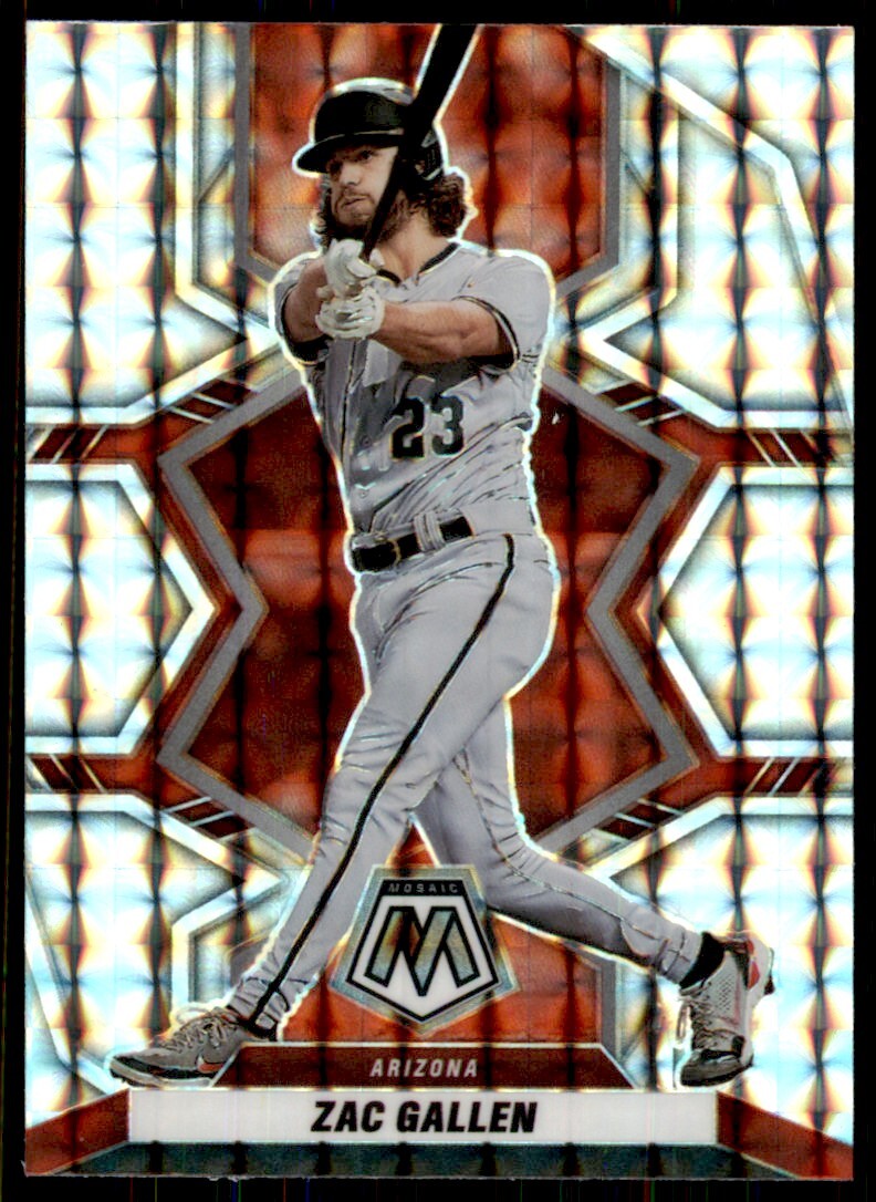 2022 Panini Mosaic Silver Prizm Zac Gallen Arizona
