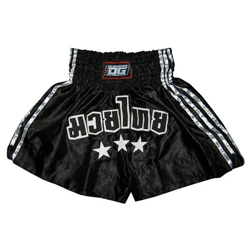 SCHWARZ WEISS 'S&S' MUAY THAI SHORTS KICKBOXEN BOXHOSE (XS-XL) (Kinder-Erwachsene) - Bild 1 von 5
