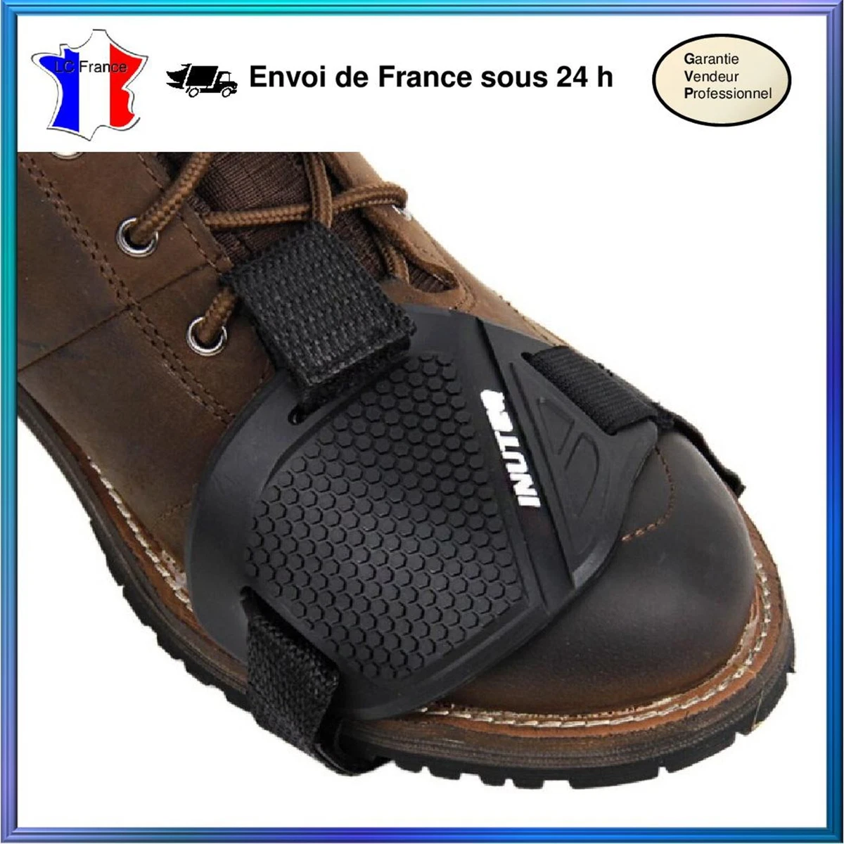 Protège chaussure sélecteur de vitesse moto botte protection chaussure  botte