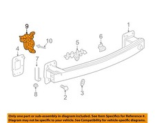 GM OEM 18-22 Equinox Rear Bumper Bumper Components-Lamp Bracket 84162909