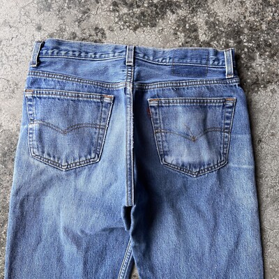 Vintage 80s 90s Levi's 501 Button Fly Denim Jean Mens Actual Sz