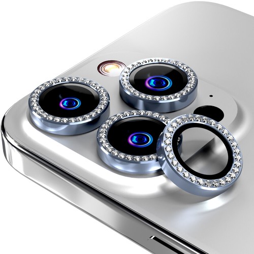 Para iPhone 15 14 Pro Max 15 Pro 15 Plus Cámara Protector de Lentes Blente Diamante - Imagen 9 de 9