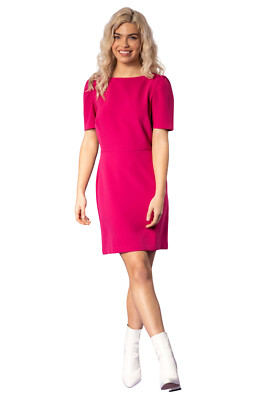 Puff Sleeve Shift Dress - Ladies Dusk Fashion Women | eBay