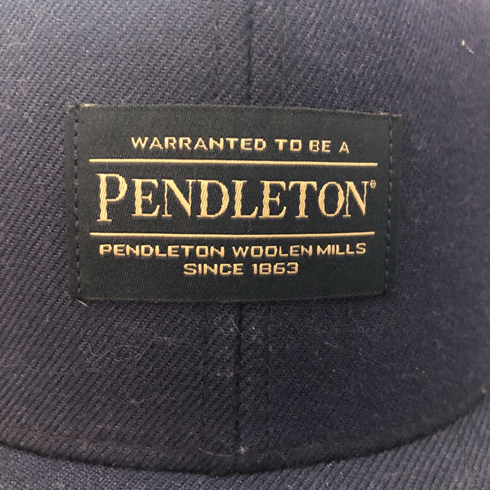 Pendleton Yupoong Classic Flat Brim Hat Cap Blue … - image 6