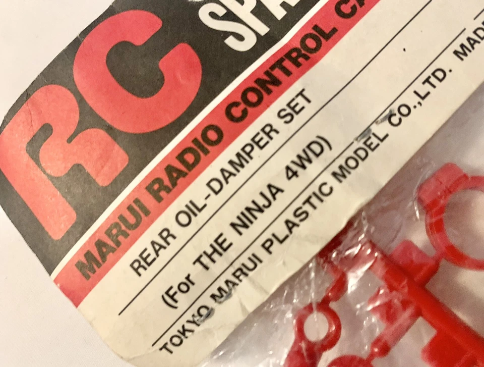 Juego de amortiguadores de aceite traseros para coche de radiocontrol 340 Marui Ninja 4x4 1/10 pieza de buggy todo terreno vintage Foto 4 de 4