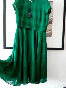 hobbs emerald green dress