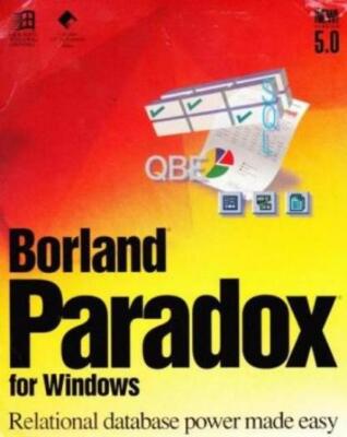 Borland Paradox 5.0 w/ Manual PC relational database application development