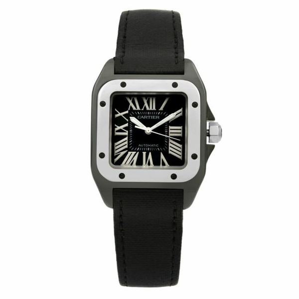 Cartier Santos Silver Unisex Adult Pink 