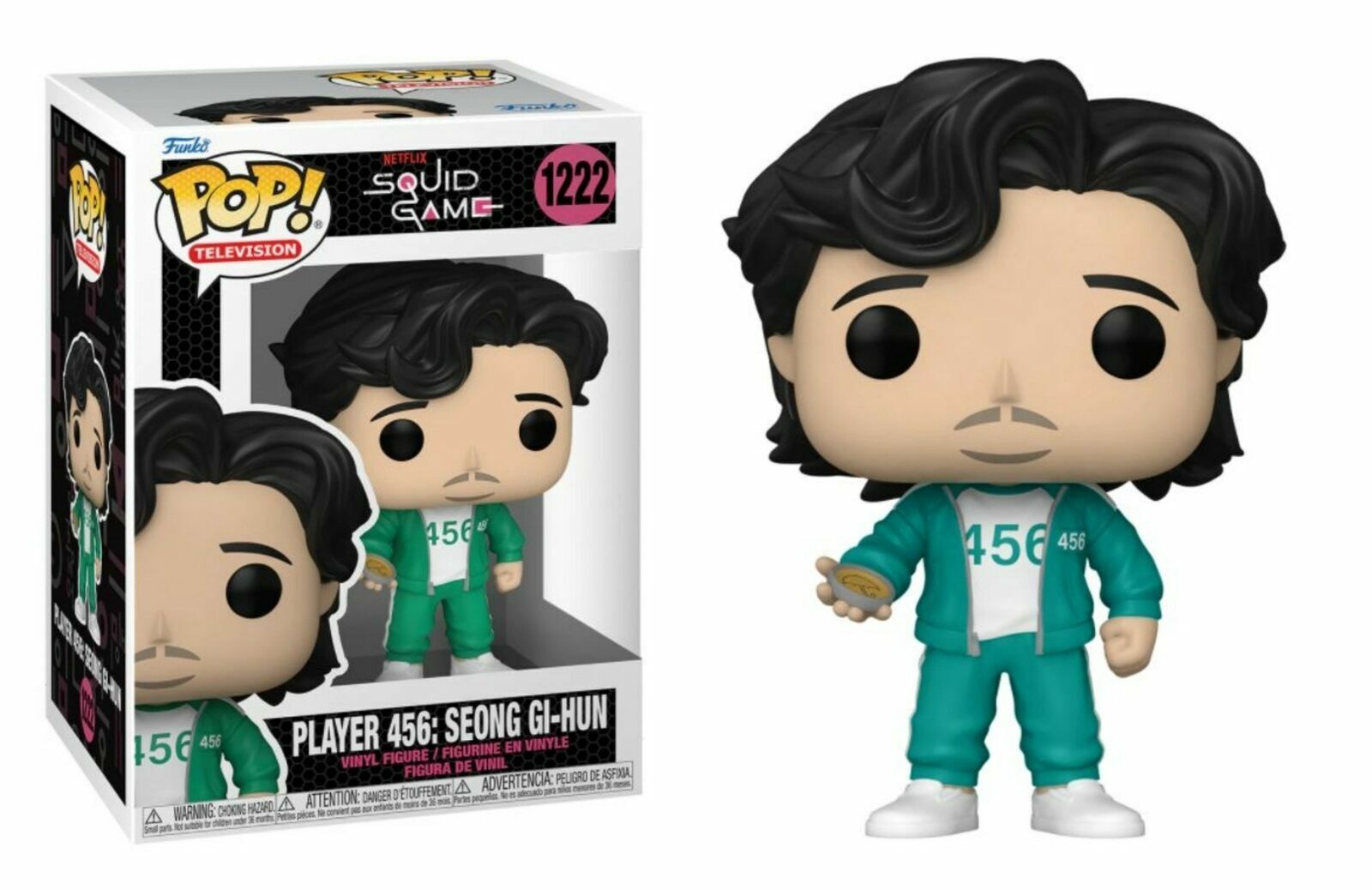 Funko POP TV Netflix Squid Game - Player 456 Seong Gi-Hun green