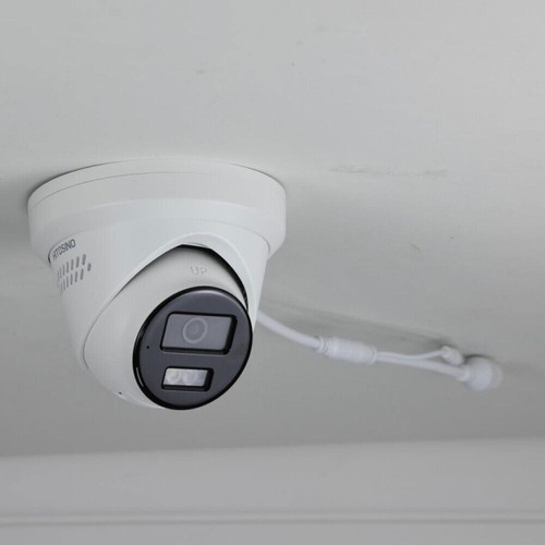 8MP Hikvision Compatible Smart Hybrid Light Turret Two-way audio POE IP Camera - Picture 5 of 8