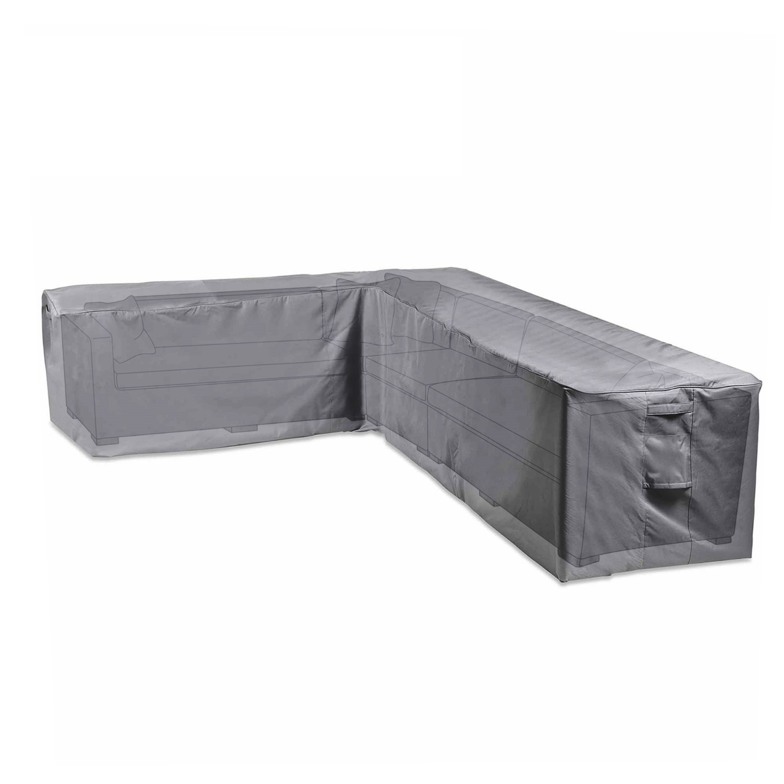 VonHaus Waterproof Garden LShaped Sofa Cover Grey for sale online eBay