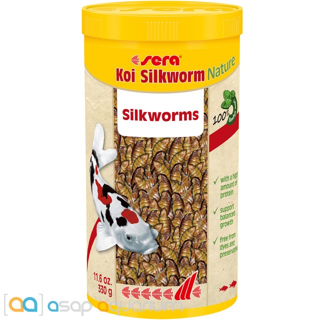 Sera Koi Silkworm Nature 1000ml Koi Fish Food Dried Silk Worm Pupae High Protein For Sale Online Ebay Sera Koi Silkworm Nature 1000ml Koi Fish Food Dried Silk Worm Pupae High Protein For Sale Online Ebay
