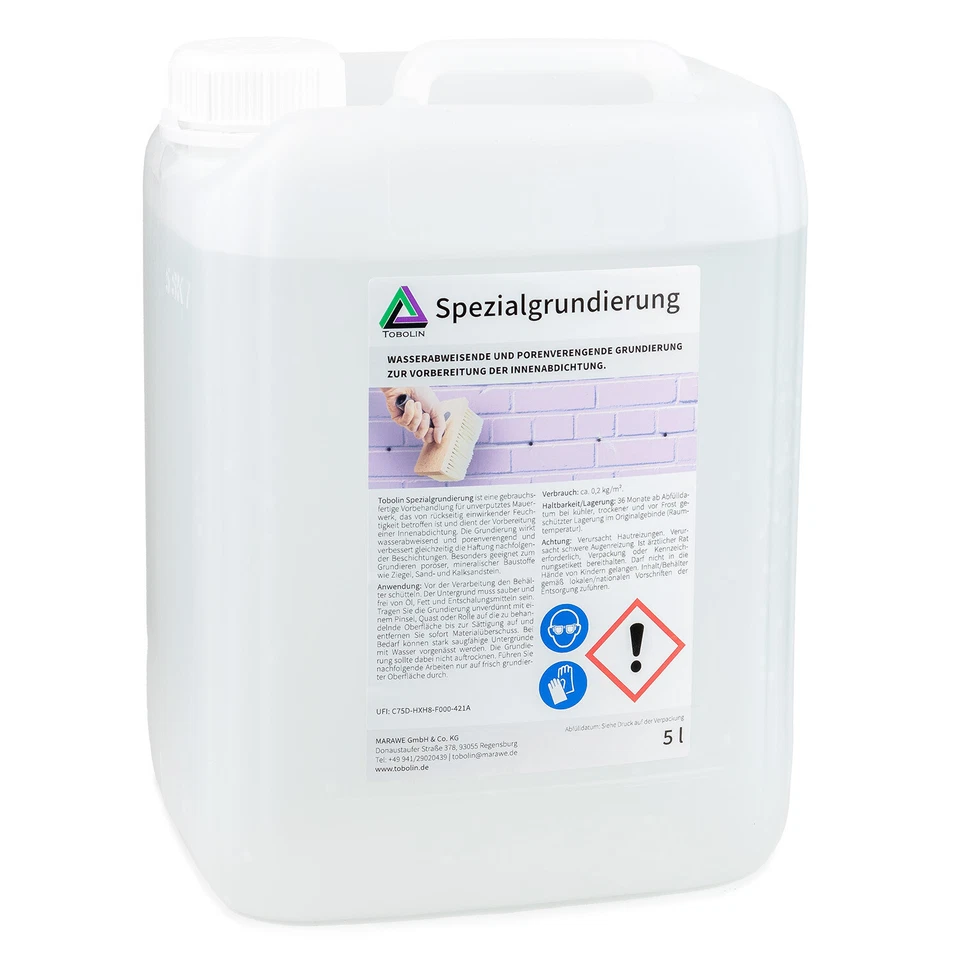 TOBOLIN Spezialgrundierung 5000 mL - Vorbehandlung für Negativabdichtung - Bild 1 von 1