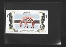 2010 Topps Allen & Ginter's Mini ZEBRA National Animals Botswana #NA49