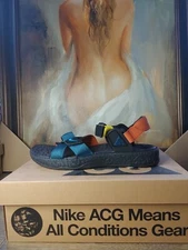 Nike Acg Sandal Teal Air Deschutz + DC9093 300 sz 8 9 10 11 12 13