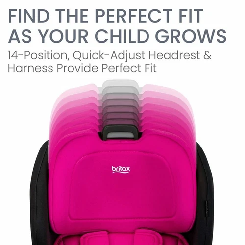 Britax Poplar Narrow Clicktight Convertible Car Seat - Magenta Onyx-  Brand New! - Picture 4 of 7