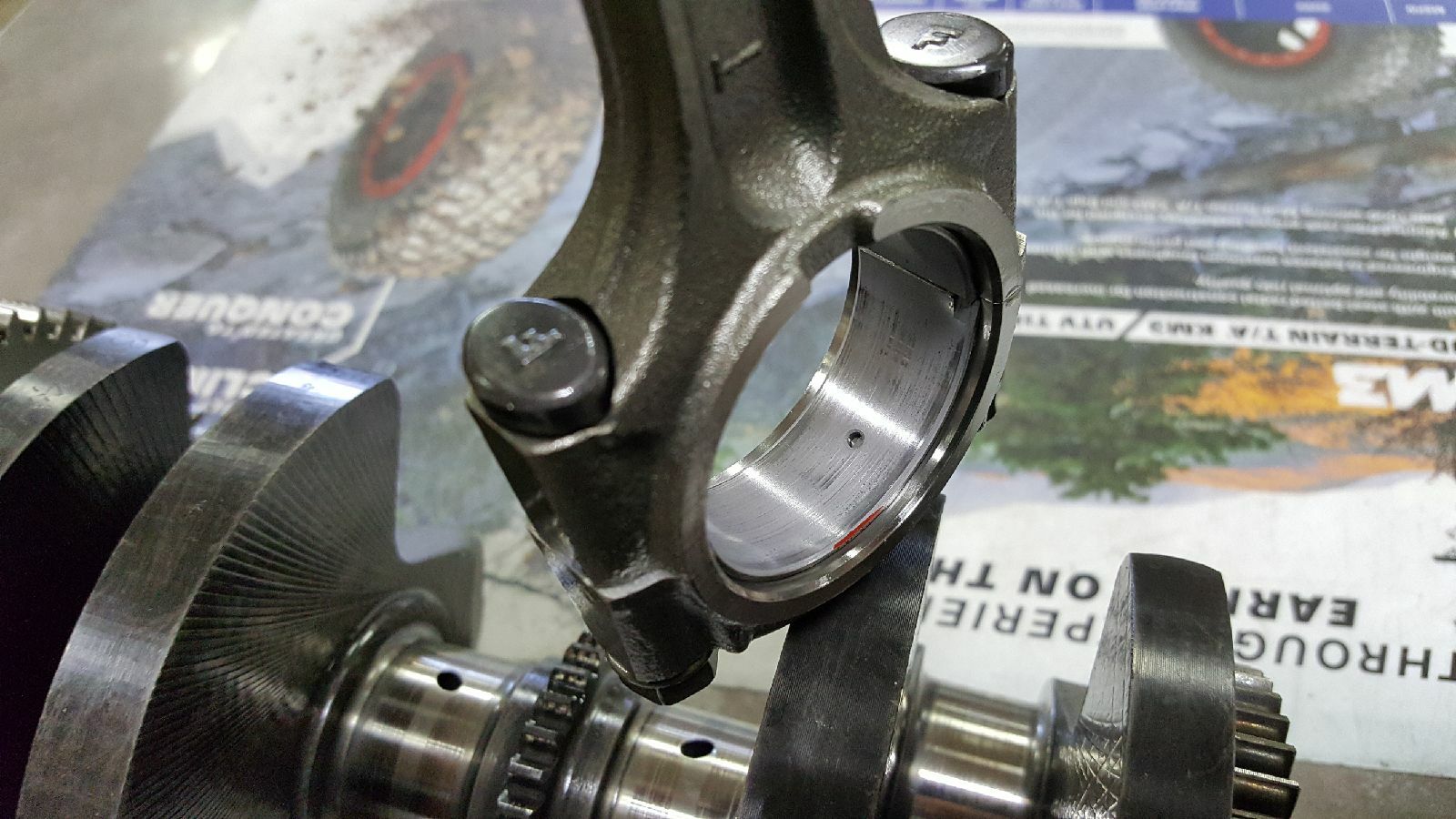 TRIUMPH BONNEVILLE THRUXTON CRANKSHAFT AND CONNECTING RODS T1100916