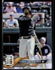 2018 Topps Chrome #104 Nicholas Castellanos Refractor Baseball Card 0603N