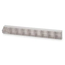 Quantum Storage Systems Qtb309iv Bins, 9 Tip Out, Ivory