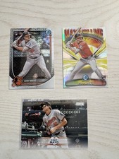 Topps Coby Mayo 3-Card Lot Rookie Bowman Chrome & Stadium Club Orioles