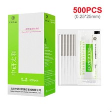 500Pcs Acupuncture Manual Needles Disposable ...