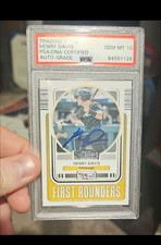 Panini Contenders 2021 Henry Davis First Rounders Auto PSA 10 #FR-HD Pittsburgh