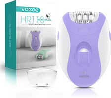Epilators Hair Removal for Women with 21 Tweezers  LED Light, 2 Speeds Cordless