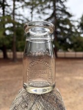 Bouteille de lait Le Baron Creamery Healdsburg 1/4 pinte Californie, Ca, Cal, Calif,