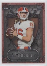 2021 Wild Card MATTE Weekend Warriors Trevor Lawrence Rookie RC Shield 0i1b. rookie card picture