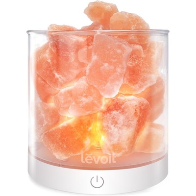 Levoit CORA Kristall Himalaya Salzlampe mit Dimmschalter Nachtlicht Geschenkbox 