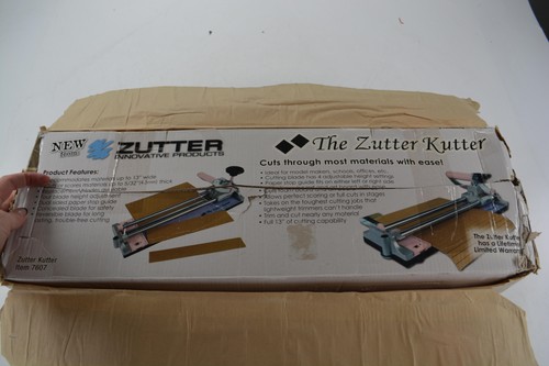 Zutter The Zutter Kutter Paper Trimmer Pink Scrapbook Craft Cutter Tool 7607