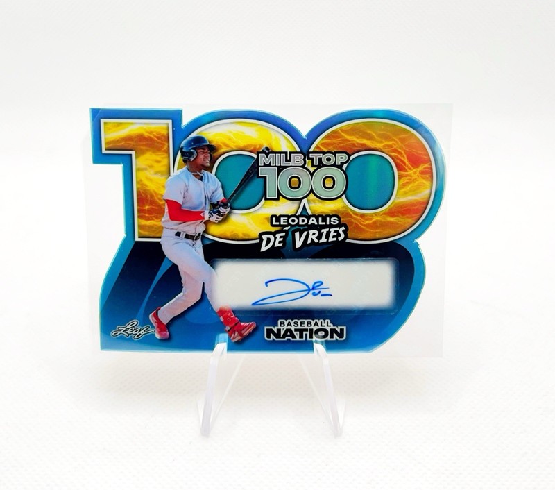 2025 Baseball Nation MILB Top 100 Auto Rookie #MA-LDV Leodalis De Vries RC #1/1