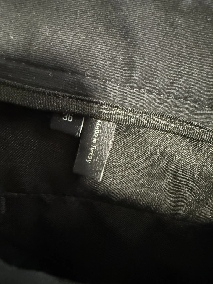 Shorts chino masculino Theory Zaine tamanho 36 costura interna listra bobina preppy - Imagem 3 de 4