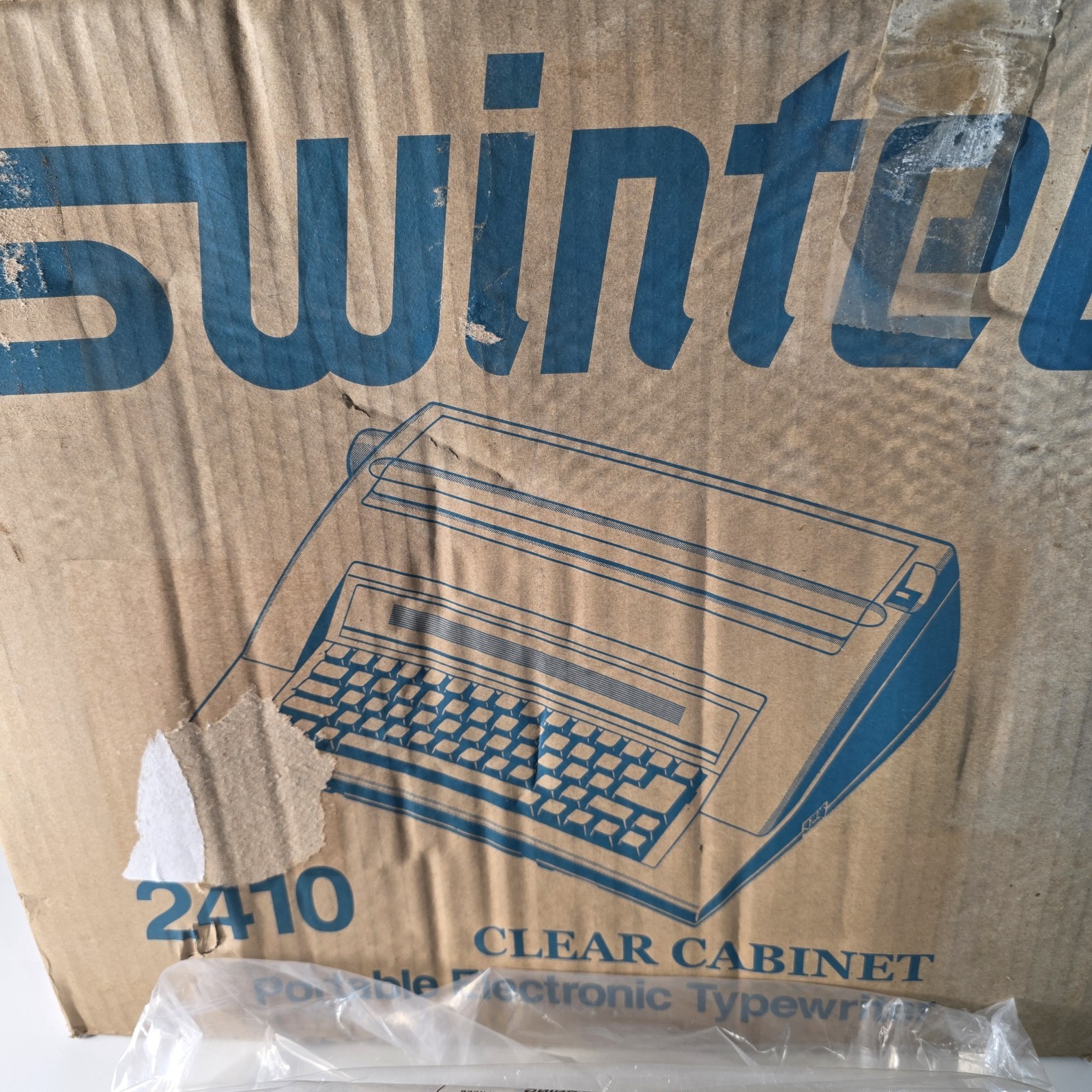 Swintec 2410CC Clear Transparent Electric Typewriter Word Processor W/Ribbons