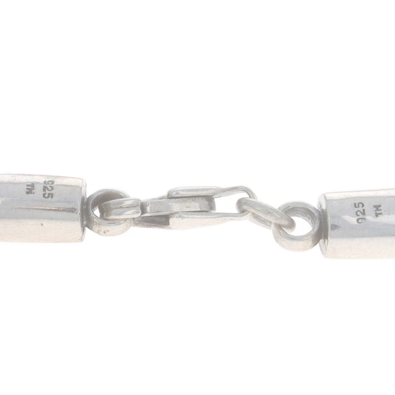 Silpada Woven Wheat Round Foxtail Chain Necklace 16 3/4" - Sterling Silver 925 - Image 4 of 4