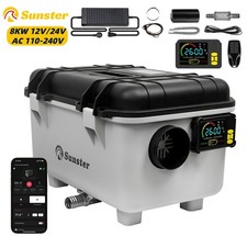 Sunster Diesel Heater 8KW 12V 24V 230V TB30 Bluetooth For Caravan Camper Home RV