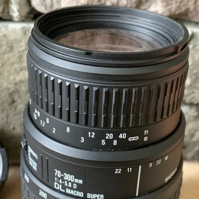 Sigma 70-300MM 1:4-5.6 DL Macro Super Zoom Lens w/ ProMaster 58mm