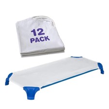 Sprogs Standard Size Daycare Sheets, Soft Fitted Cot Sheets for Preschool and...