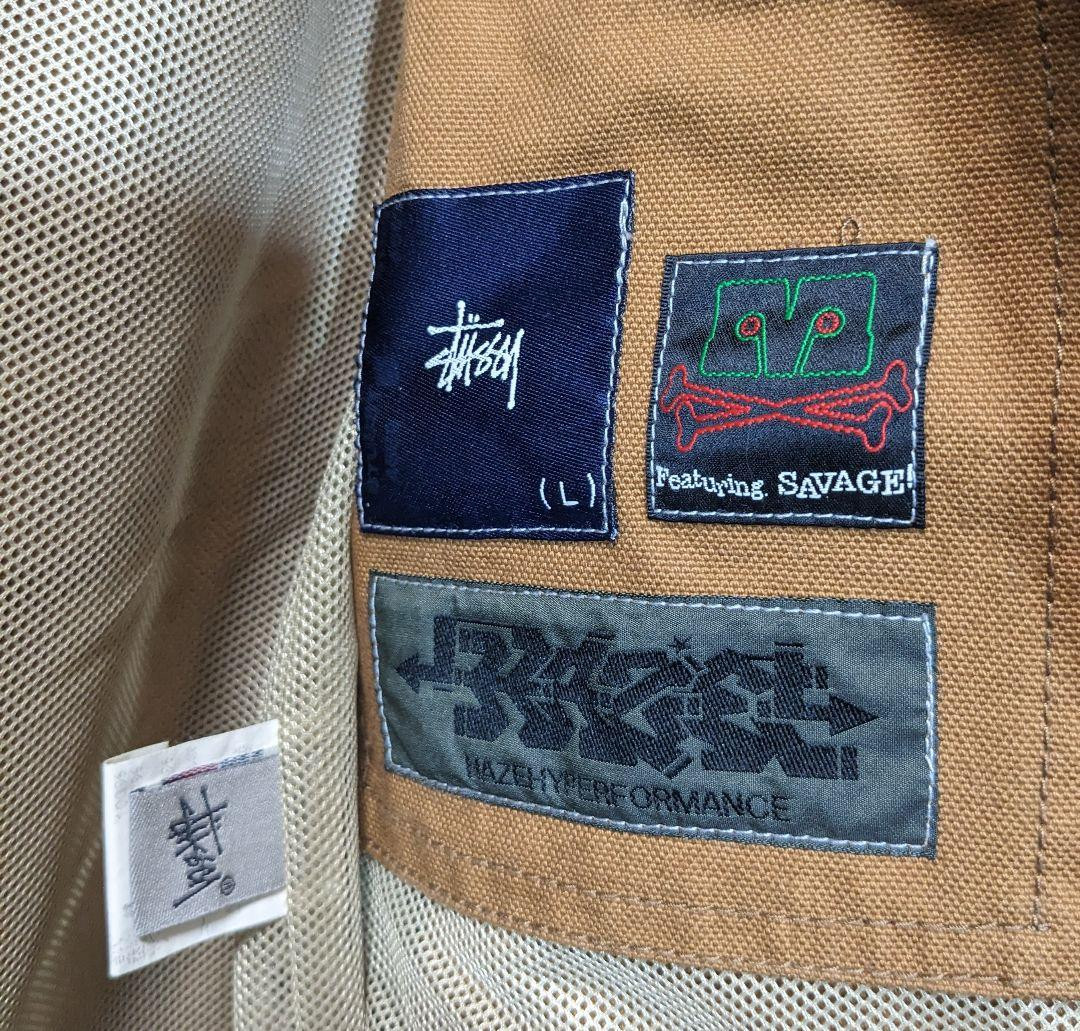 激レア★HAZExSTUSSYxSAVAGEx CARHARTT Carhartt Men L Super Vhtf Hazexstussyxsavagex 2006 Limited