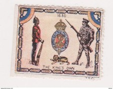 Vignette militaire delandre - The king's own