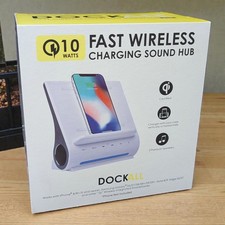 Azpen Dockall D108 Wireless Charger, Bluetooth Premium Speakers, Docking Station