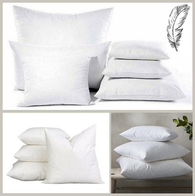 Entenfedern Kissenpolster Inneneinlage Füllstoffe 16'' 18'' 20'' 22'' 24'' Multipack