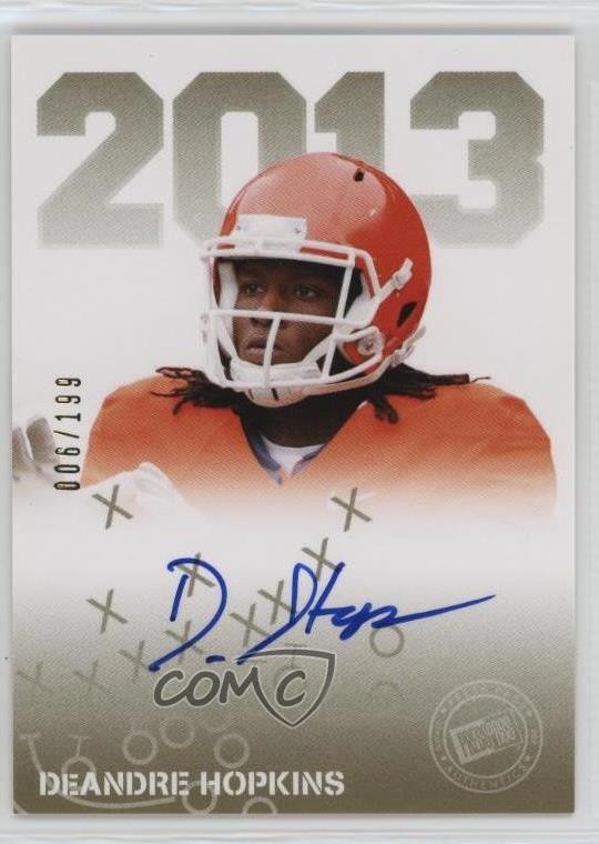 2013 Press Pass Signings Gold 6/199 DeAndre Hopkins #PPS-DH2 Rookie Auto RC 11qd