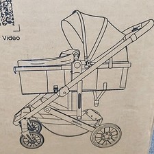 NUEVO Cochecito de bebé Newyoo con modo moisés 0-36 m - gris