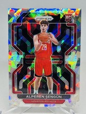2021-22 Panini Prizm Alperen Sengun #318 Ice Prizm Rookie Rockets RC