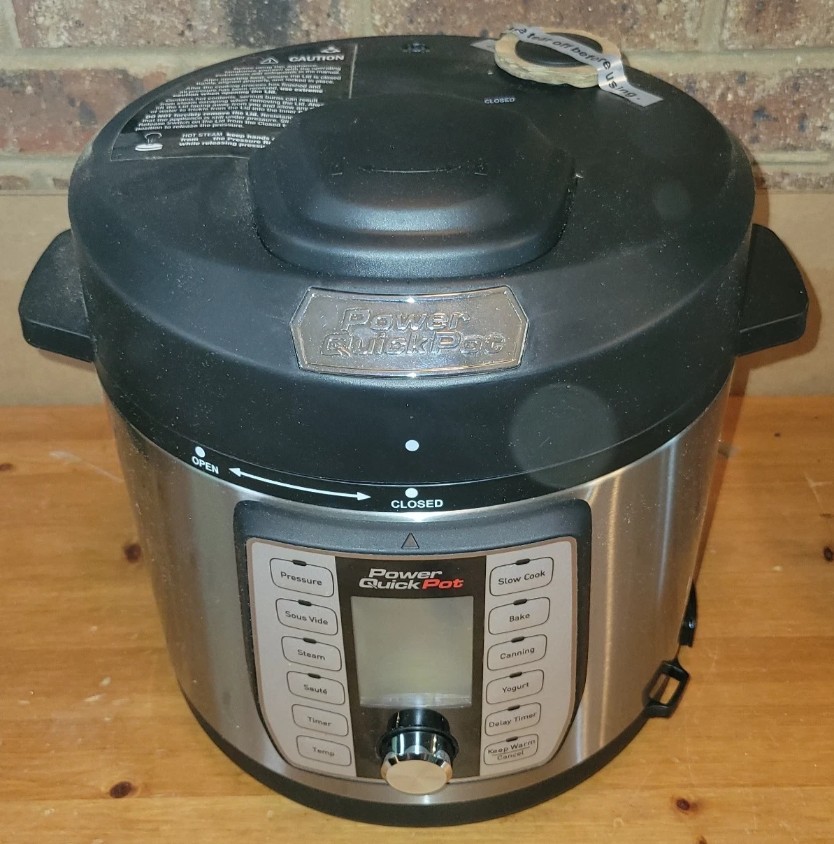 Power Quick Pot 8 In 1 Bake Steam Slow Pressure Cooker YD6-36
Opens in a new window or tab
