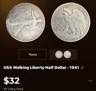 1941 50C Walking Liberty Half Dollar - M11