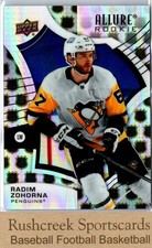 2021-22 Upper Deck Allure #121 Radim Zohorna RC Rookie 1917 Shield