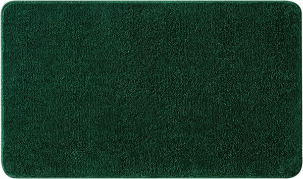 Teppich Badematte Rutschfest SaugfäHig Waschbar 60X90 Cm TiefgrüN Badezimmer-image
